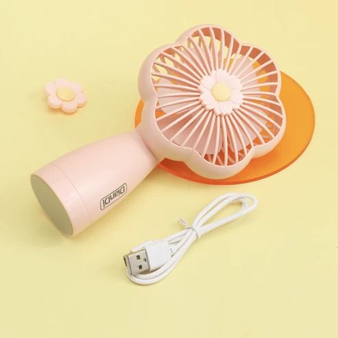 Cool Breeze, Blooming Style: The Compact Flower Fan